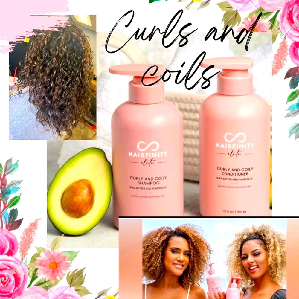 GOFINITY Curly and Coils Shampoo and conditioner